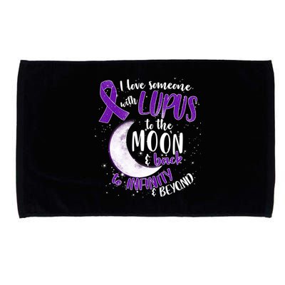 Love Someone With Lupus To The Moon And Back Microfiber Hand Towel