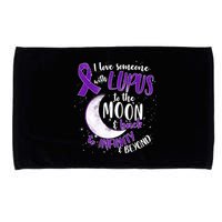 Love Someone With Lupus To The Moon And Back Microfiber Hand Towel