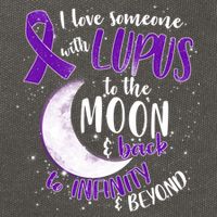 Love Someone With Lupus To The Moon And Back Cotton Canvas Backpack