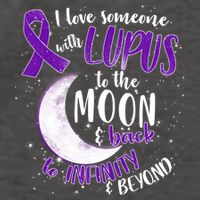 Love Someone With Lupus To The Moon And Back Vector Backpack