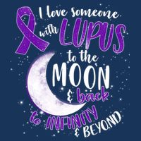 Love Someone With Lupus To The Moon And Back Infant Baby Jersey Bodysuit