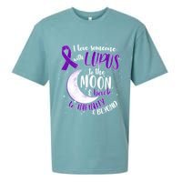 Love Someone With Lupus To The Moon And Back Sueded Cloud Jersey T-Shirt