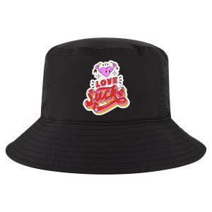 Love Sucks Funny Valentine's Day Cool Comfort Performance Bucket Hat