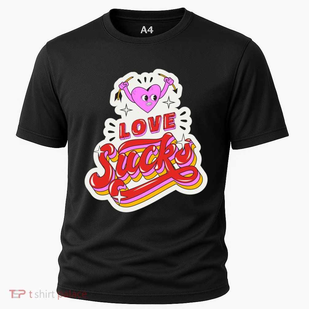 Love Sucks Funny Valentine's Day Performance Shirt