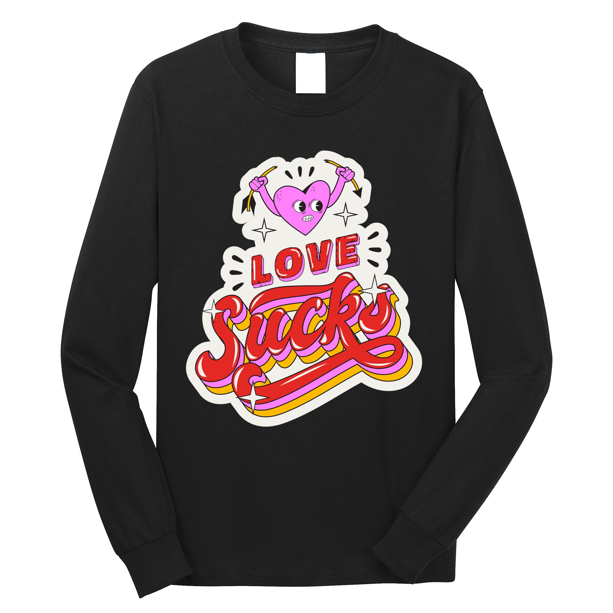 Love Sucks Funny Valentine's Day Long Sleeve Shirt