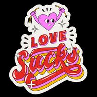Love Sucks Funny Valentine's Day Impact Tech Backpack