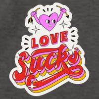 Love Sucks Funny Valentine's Day Vector Backpack