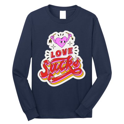 Love Sucks Funny Valentine's Day Long Sleeve Shirt