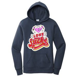 Love Sucks Funny Valentine's Day Women's Pullover Hoodie