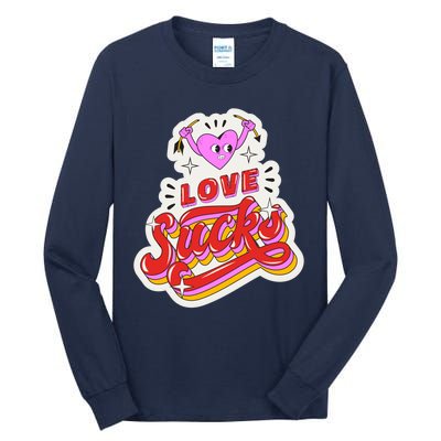 Love Sucks Funny Valentine's Day Tall Long Sleeve T-Shirt