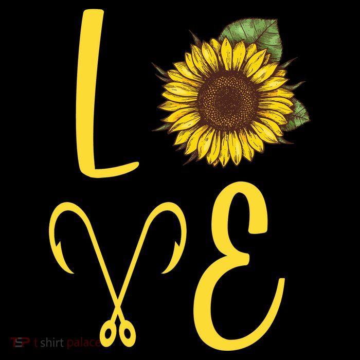 Love Sunflower And Fishing Flatbill Hat