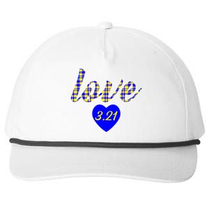 Love Support Down Syndrome Awareness Snapback Five-Panel Rope Hat