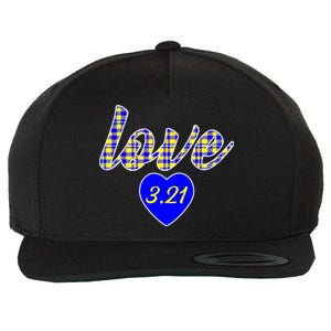 Love Support Down Syndrome Awareness Wool Snapback Cap