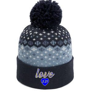 Love Support Down Syndrome Awareness The Baniff Cuffed Pom Beanie