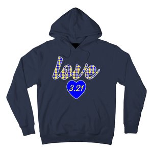 Love Support Down Syndrome Awareness Hoodie