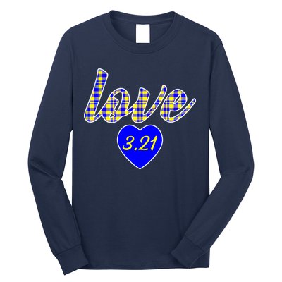 Love Support Down Syndrome Awareness Long Sleeve Shirt