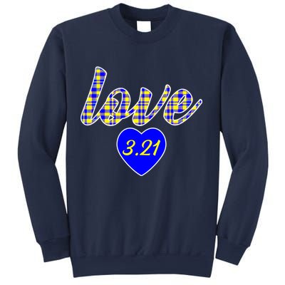 Love Support Down Syndrome Awareness Sweatshirt