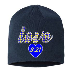 Love Support Down Syndrome Awareness Sustainable Beanie