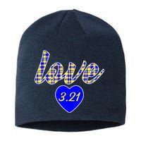 Love Support Down Syndrome Awareness Sustainable Beanie