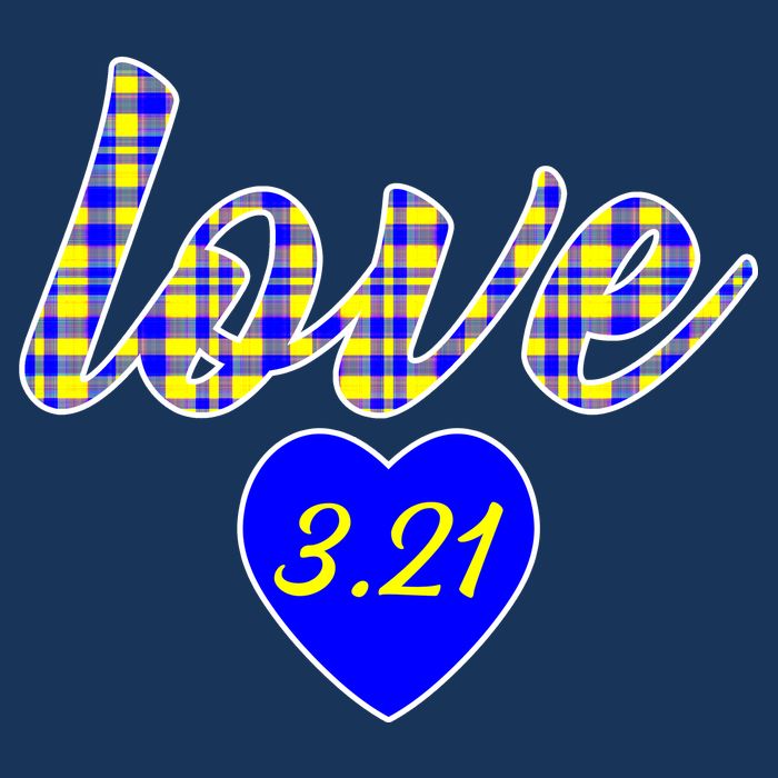 Love Support Down Syndrome Awareness 16 in Basic Backpack