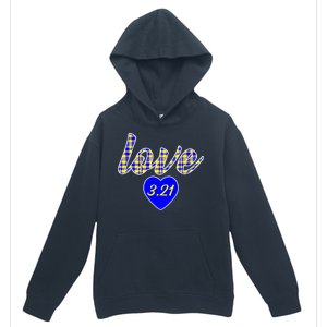 Love Support Down Syndrome Awareness Urban Pullover Hoodie