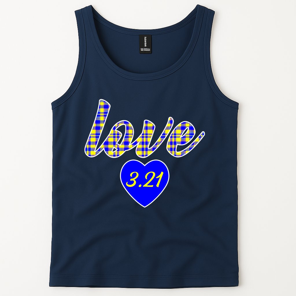 Love Support Down Syndrome Awareness Tank Top