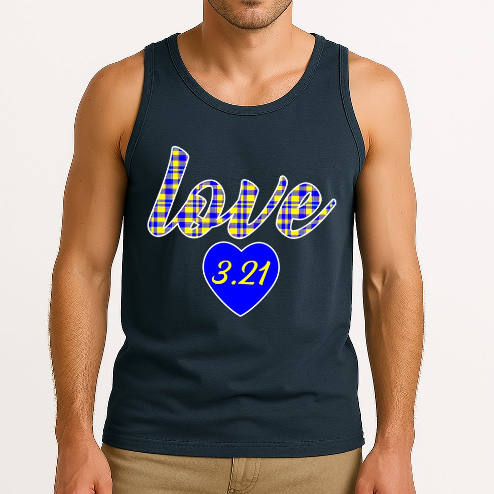 Love Support Down Syndrome Awareness Tank Top
