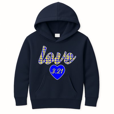 Love Support Down Syndrome Awareness Kids Hoodie