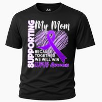 Love Support My Mom Lupus Awareness  Cooling Performance Crew T-Shirt