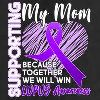 Love Support My Mom Lupus Awareness  Adult Drive Performance Visor