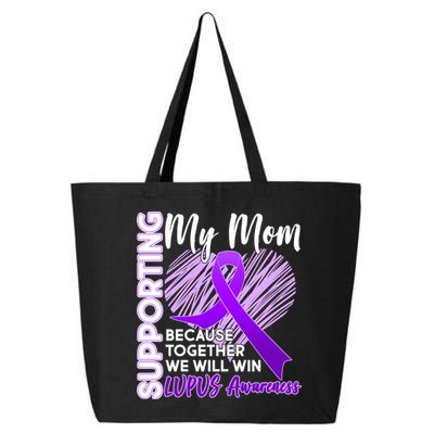 Love Support My Mom Lupus Awareness  25L Jumbo Tote