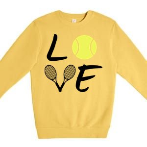 Love Tennis Premium Crewneck Sweatshirt