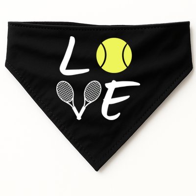 Love Tennis USA-Made Doggie Bandana