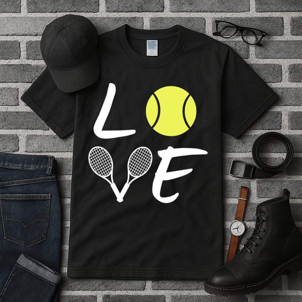 Love Tennis Tall T-Shirt