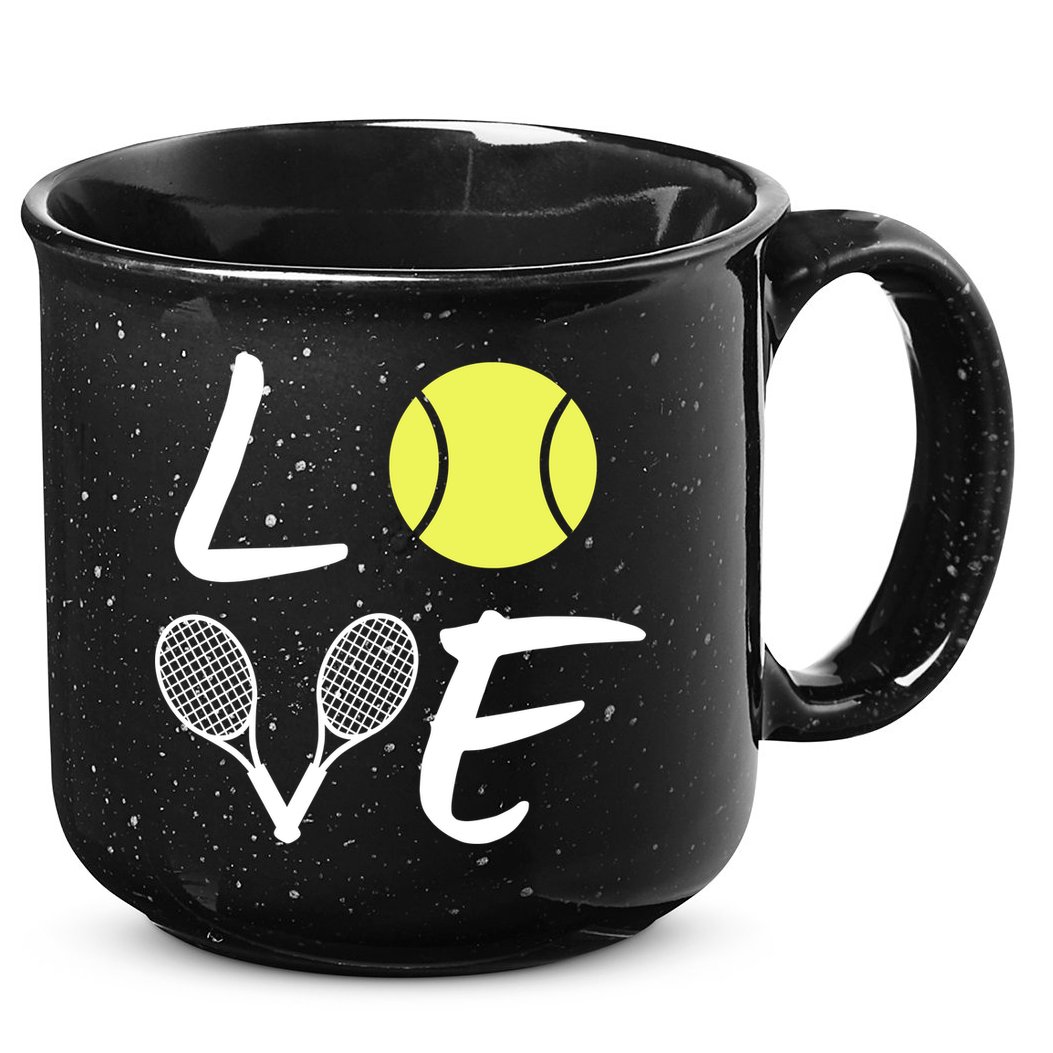 Love Tennis 15oz Campfire Ceramic Mug