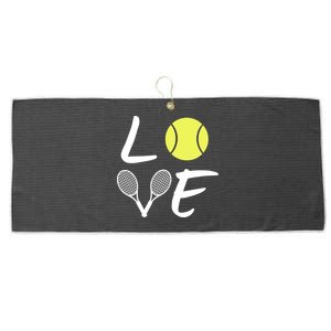 Love Tennis Large Microfiber Waffle Golf Towel