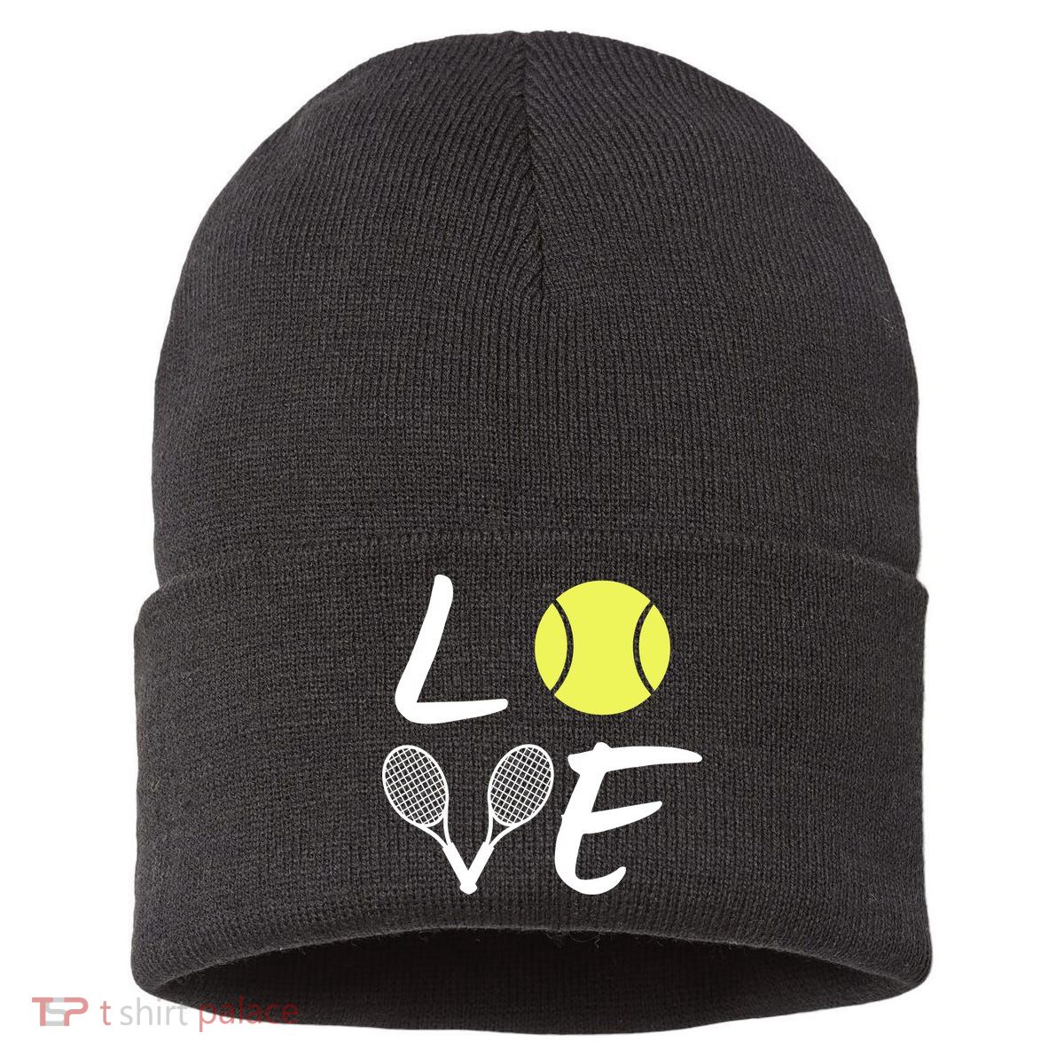 Love Tennis Sustainable Knit Beanie