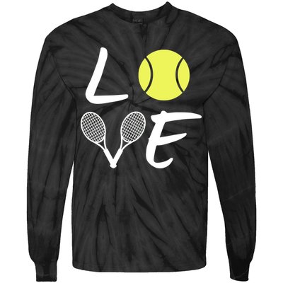 Love Tennis Tie-Dye Long Sleeve Shirt