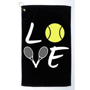 Love Tennis Platinum Collection Golf Towel