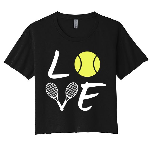 Love Tennis Women's Crop Top Tee