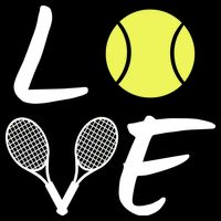 Love Tennis Women's Crop Top Tee