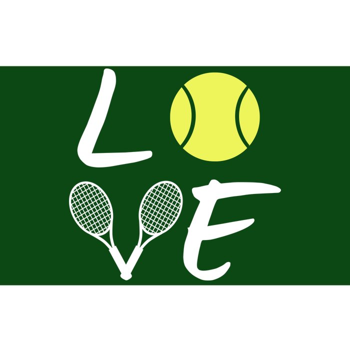 Love Tennis Bumper Sticker