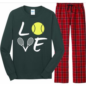 Love Tennis Long Sleeve Pajama Set