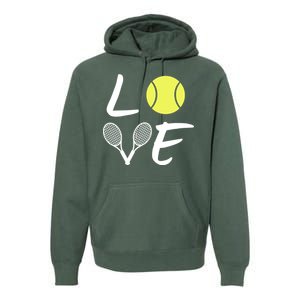 Love Tennis Premium Hoodie