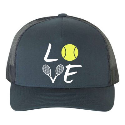 Love Tennis Yupoong Adult 5-Panel Trucker Hat