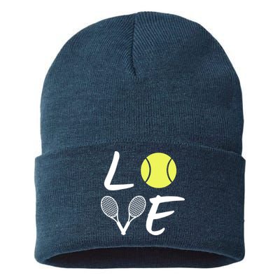 Love Tennis Sustainable Knit Beanie