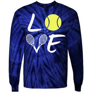 Love Tennis Tie-Dye Long Sleeve Shirt