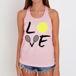 Love Tennis Women's Knotted Racerback Tank