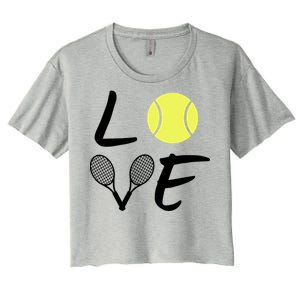 Love Tennis Women's Crop Top Tee