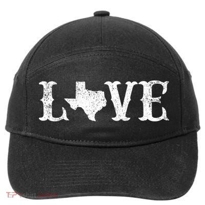 Love Texas 7-Panel Snapback Hat